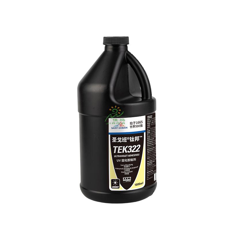 圣戈班UV膠TEK322-1000ml-透明淡黃