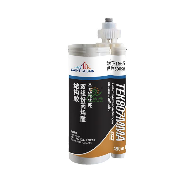 圣戈班雙組份丙烯酸酯結(jié)構(gòu)膠TEK807MMA-490ml-黃色&棕色