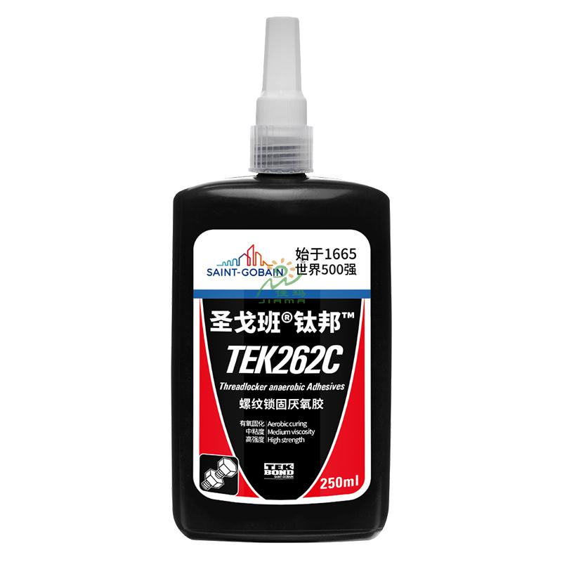 圣戈班螺紋鎖固膠TEK262C-250ml-紅色